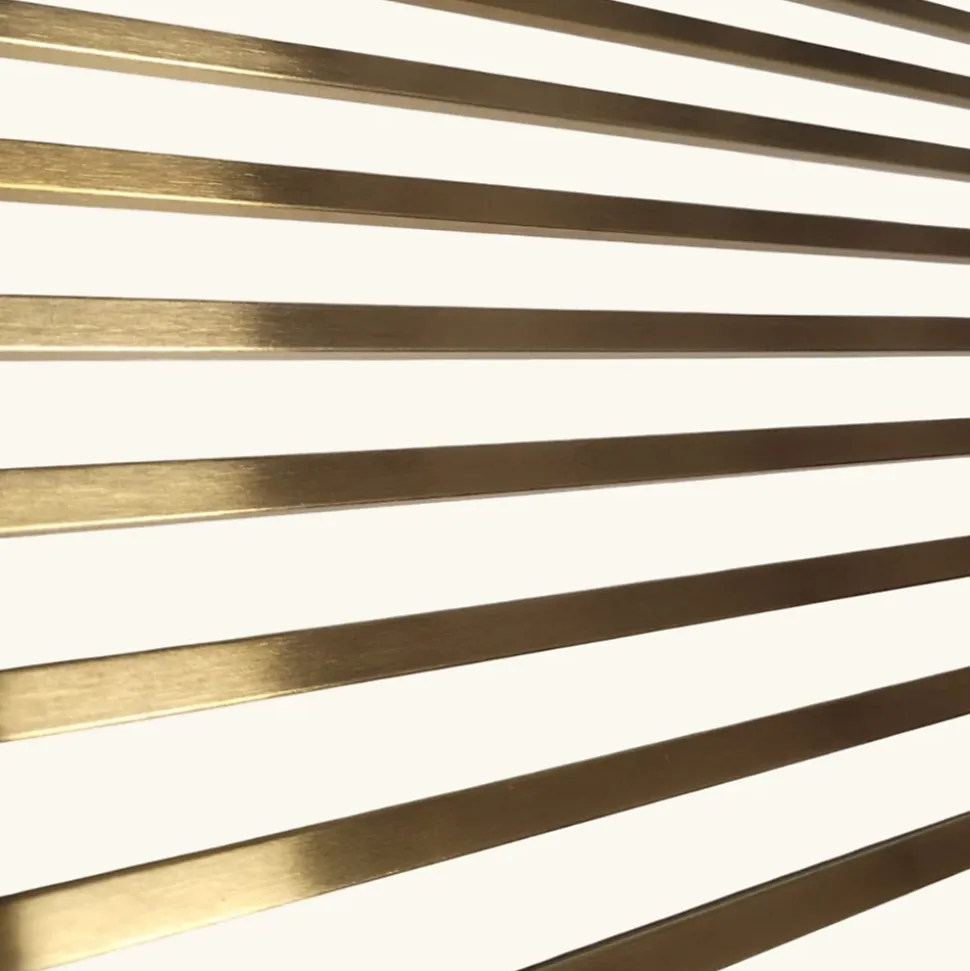 Egouttoir vaisselle rabattable inox doré Helika - dessous de plat doré