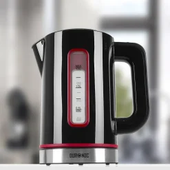 EK30 BK Bouilloire électrique 3000W Capacité 1,5L Température réglable 40 60 80 100 Arrêt automatique Maintien au chaud Duronic