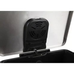 EKO Poubelle à pédale E Cube 50 L Noir mat