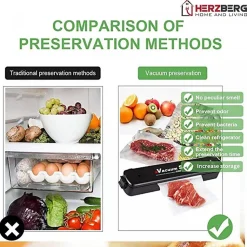 Emballeuse sous vide électrique Herzberg HG8103