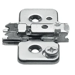 Embase CLIP TOP réglage excentrique en croix avec cale de 3 à visser - BLUM - EMB173713