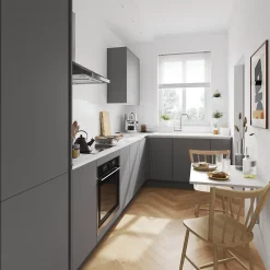 Embout de rail pour plan de travail blanc Caraway Innovo GoodHome vendu par 2