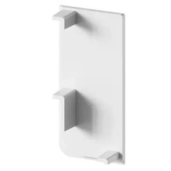 Embout de rail pour plan de travail blanc Caraway Innovo GoodHome vendu par 2