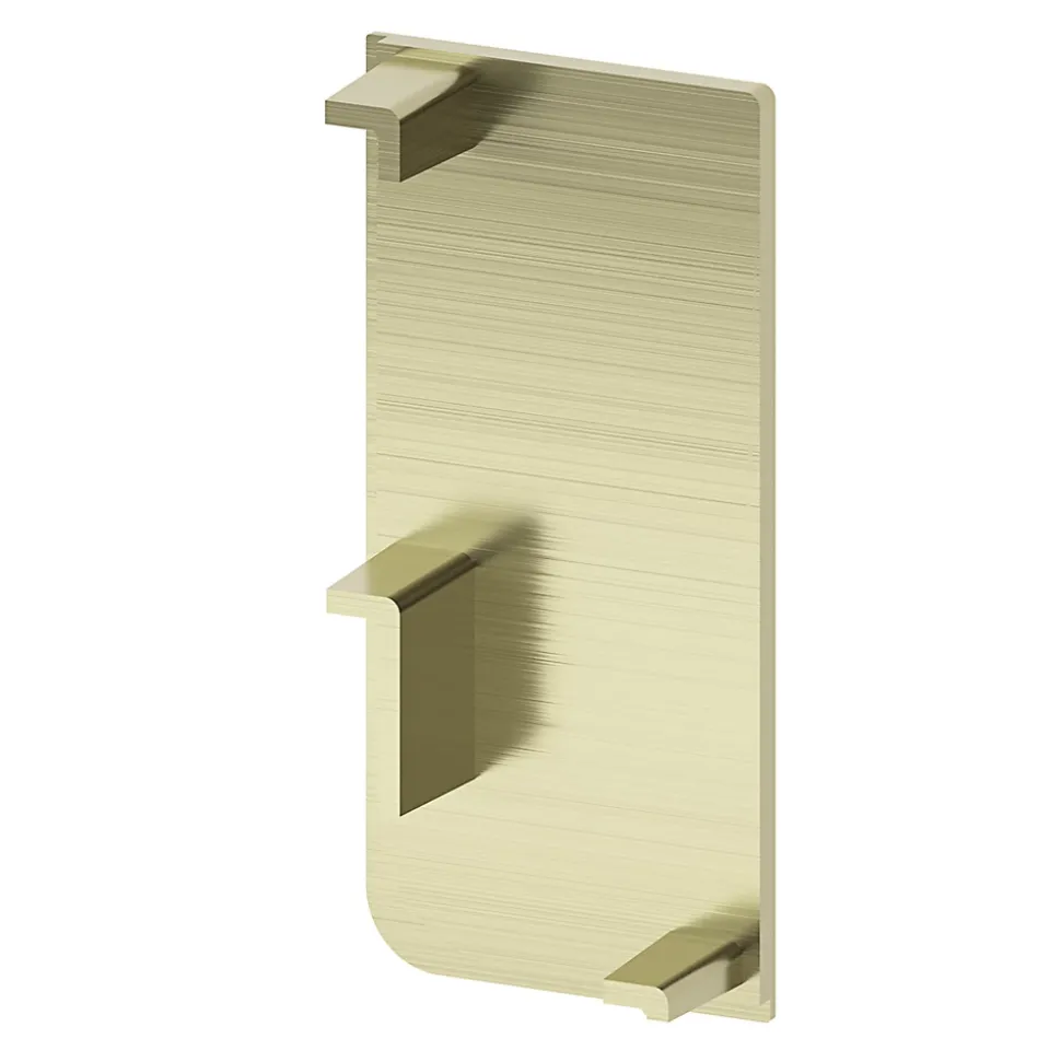Embout de rail pour plan de travail laiton Caraway Innovo GoodHome vendu par 2