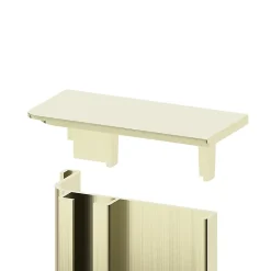 Embout de rail pour plan de travail laiton Caraway Innovo GoodHome vendu par 2