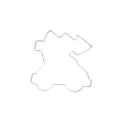 Emporte-pièce de Noël en forme de sapin couché sur une voiture Zenker Emporte-pièces