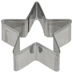 Emporte-pièces étoiles 7 pièces kit Noël - Argent- 5five