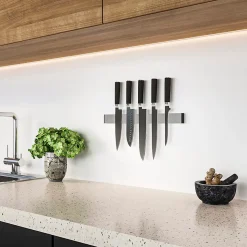 Emuca Barre magnétique pour couteaux de cuisine, Acier inoxydable