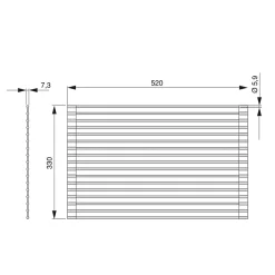 Emuca Egouttoir flexible et enroulable en silicone, acier et plastique, gris