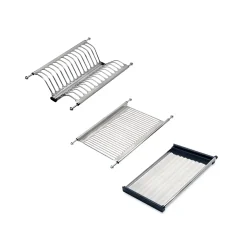 Emuca Égouttoir acier inoxydable Drynox, module 450mm, acier inoxydable