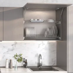 Emuca Égouttoir Suprastar pour module, 600, Acier, Chromé