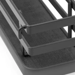 Emuca Kit de plateau à épices Titane pour meuble de cuisine ou élément suspendu, acier, gris anthracite