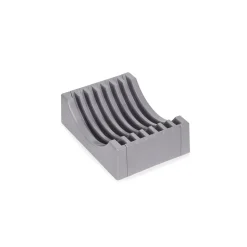 Emuca Kit de rangement pour assiettes, 13 assiettes maximum, Plastique, Gris