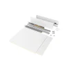 Emuca Kit de tiroirs pour cuisine ou salle de bains Vertex, hauteur 93mm, avec panneaux inclus, module 450mm, peint en blanc