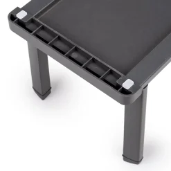 Emuca Orderbox porte-assiettes vertical pour tiroir, 159x468mm, Aluminium et Plastique, Gris antracite