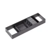 Emuca Orderbox Porte-couteau pour tiroir, 150x470mm, Acier et Bois, Gris antracite