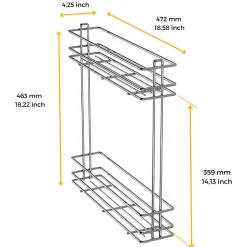 Emuca Porte-bouteilles extractible SupraMax, module 150mm, acier, chromé