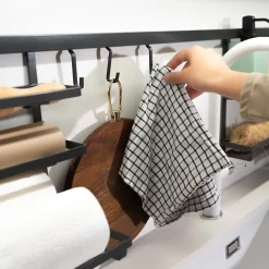 Emuca Porte-couteaux Titane, acier et plastique, gris anthracite