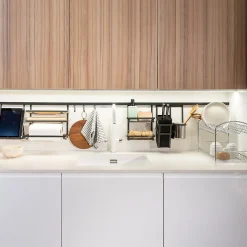 Emuca Porte-rouleau de cuisine Titane, Acier, Gris anthracite