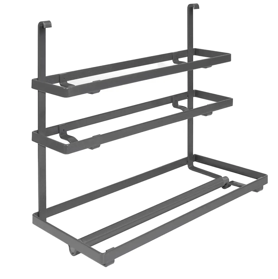 Emuca Porte-rouleau de cuisine Titane, Acier, Gris anthracite