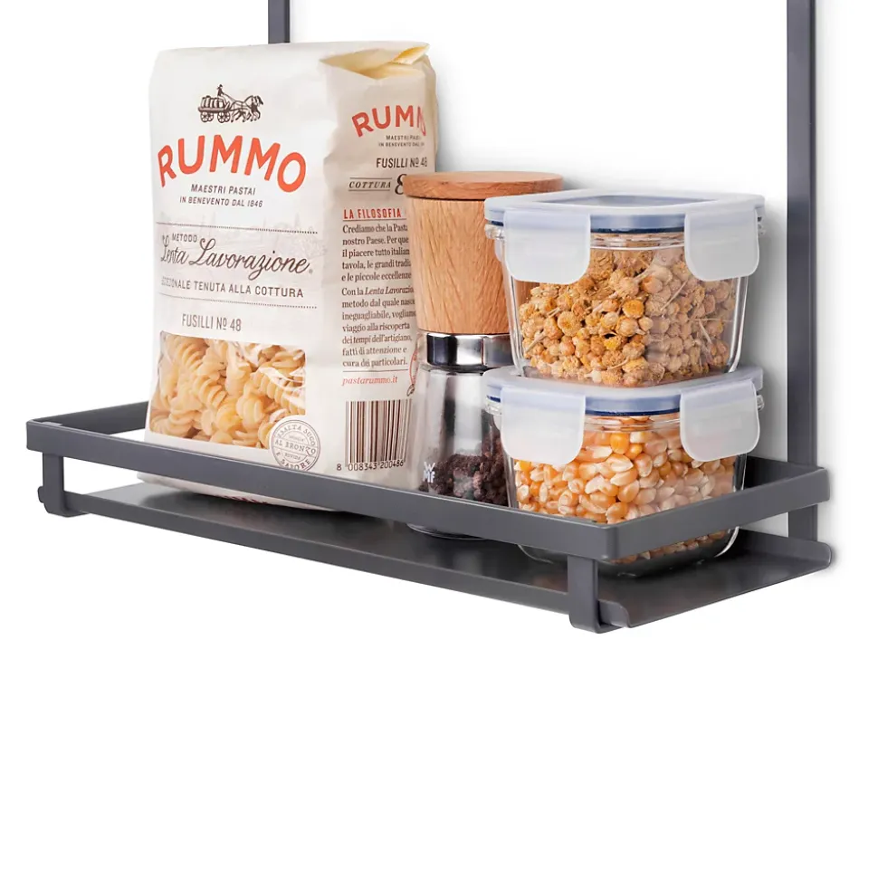 Emuca Porte-ustensiles de cuisine Titane , acier, gris anthracite