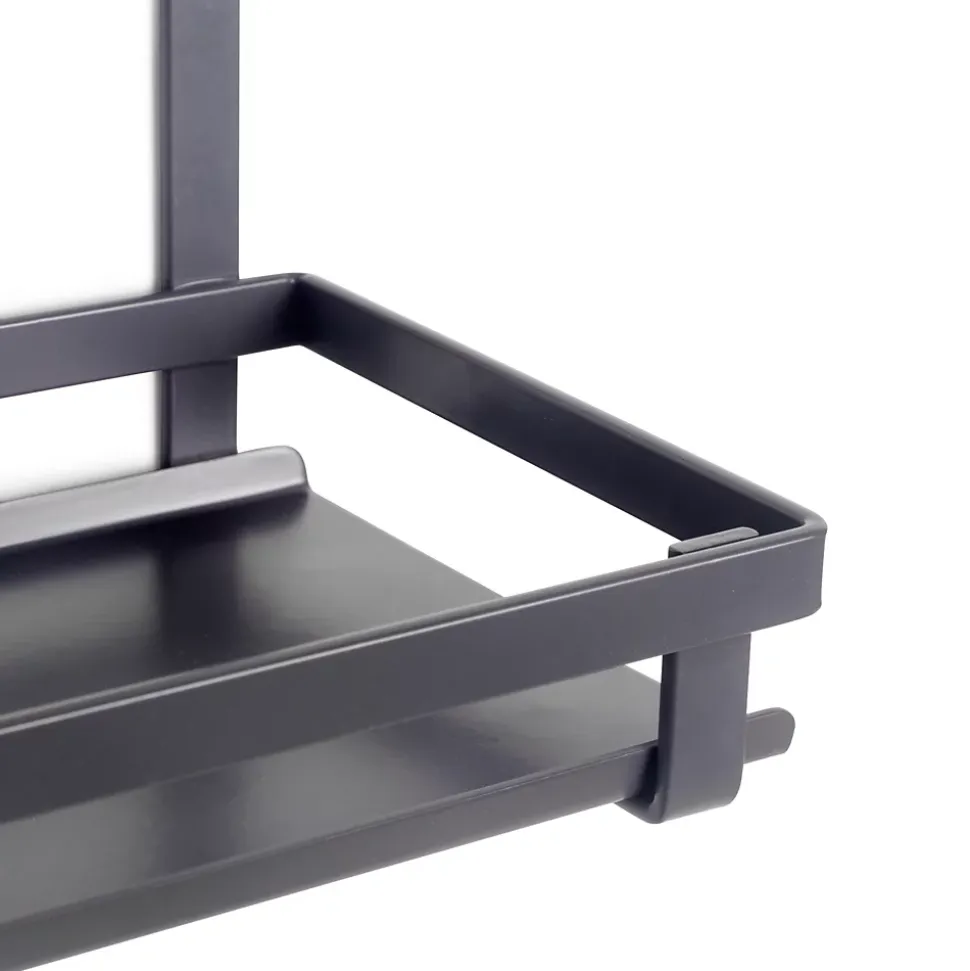 Emuca Porte-ustensiles de cuisine Titane , acier, gris anthracite