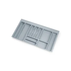 Emuca Range-couverts Optima pour tiroir universel, module 900mm, Plastique, Gris