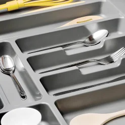 Emuca Range-couverts Optima pour tiroir universel, module 500mm, Plastique, Gris