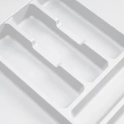 Emuca range-couverts Optima Vertex/Concept, profondeur 500mm, plateau 16mm, module 1.000mm, Plastique, Blanc