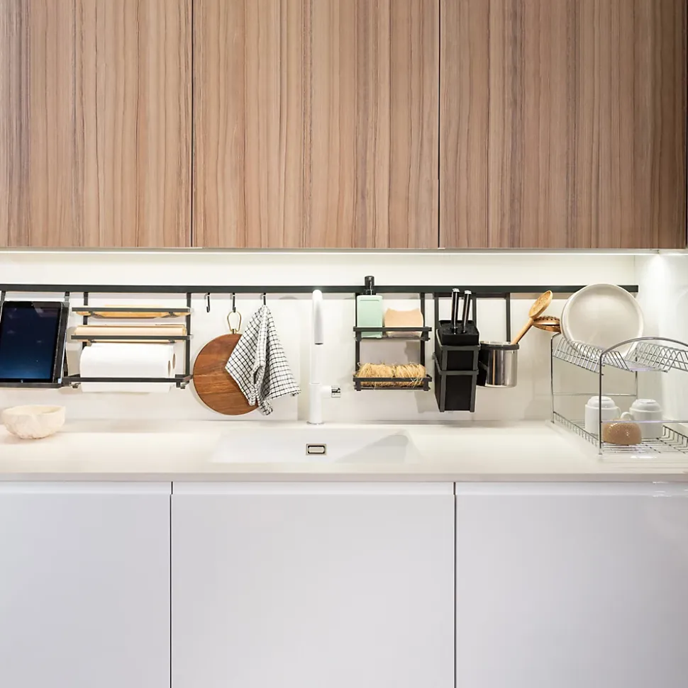 Emuca Support de tablettes Titane, acier, gris anthracite