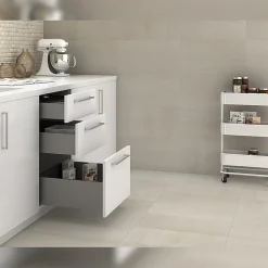 Emuca Tiroir extérieur Concept 30kg hauteur 105mm, profondeur 500mm, Acier, Gris antracite