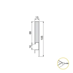 Emuca Tiroir extérieur Concept 30kg hauteur 105mm, profondeur 350mm, Acier, Peint en blanc