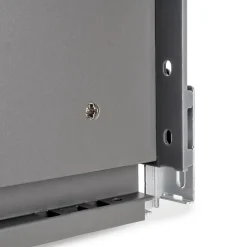 Emuca Tiroir extérieur Vertex avec réglages 3D hauteur 178mm, 40kg, épaisseur de panneau de 18mm, profondeur 350mm, Acier, Gris