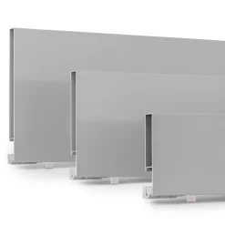 Emuca Tiroir extérieur Vertex 40kg hauteur 93mm, profondeur 500mm, Acier, Gris peint