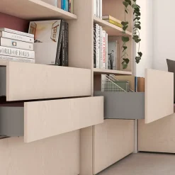 Emuca Tiroir extérieur Vertex avec réglages 3D hauteur 178mm, 40kg, profondeur 500mm, Acier, Peint en aluminium