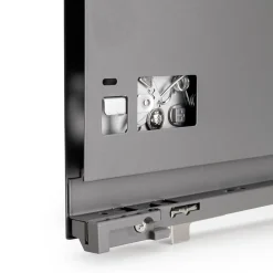 Emuca Tiroir extérieur Vertex Push Synchro avec réglages 3D, hauteur 93mm, 40kg, profondeur 350mm, Acier, Gris antracite