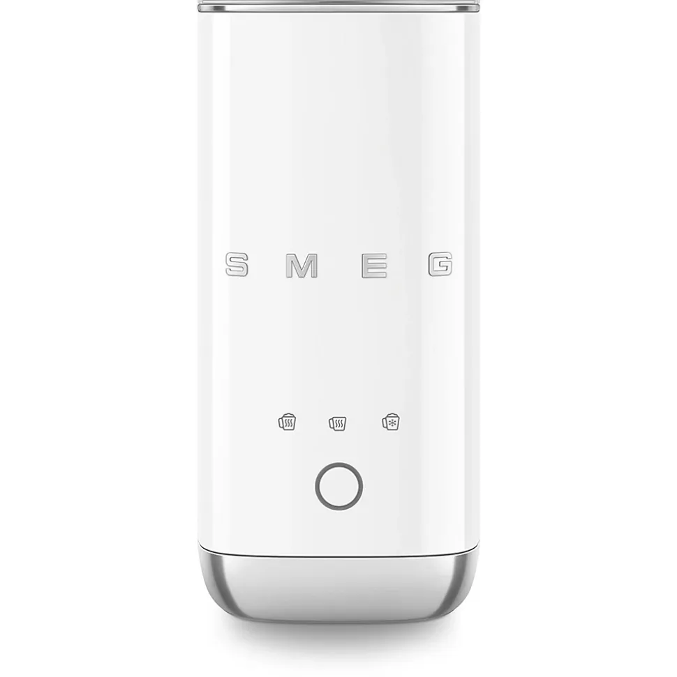 Emulsionneur de lait 500w 0.12 / 0.18l blanc Smeg MFF02WHEU années 50