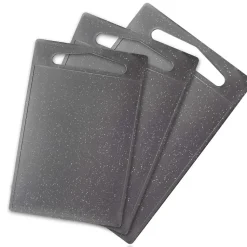 Ensemble 3 planches à découper aspect granit gris Classbach C-SB4012K-GRY