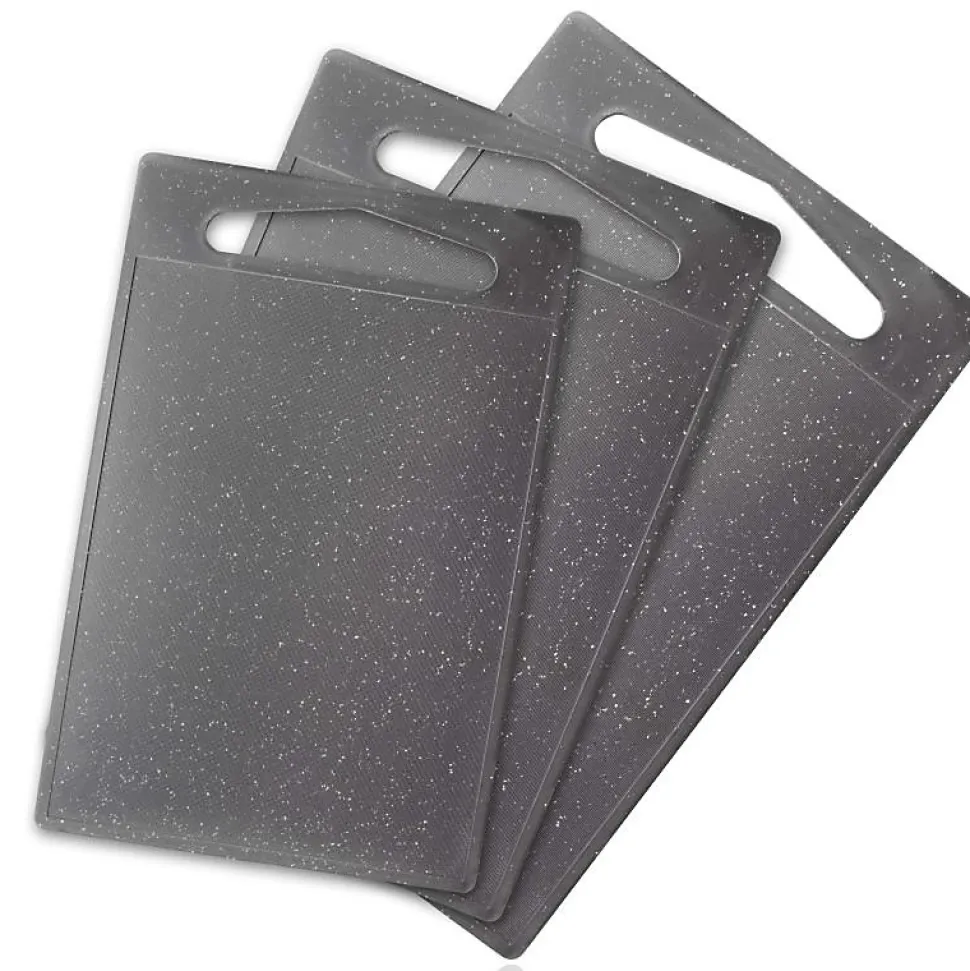 Ensemble 3 planches à découper aspect granit gris Classbach C-SB4012K-GRY