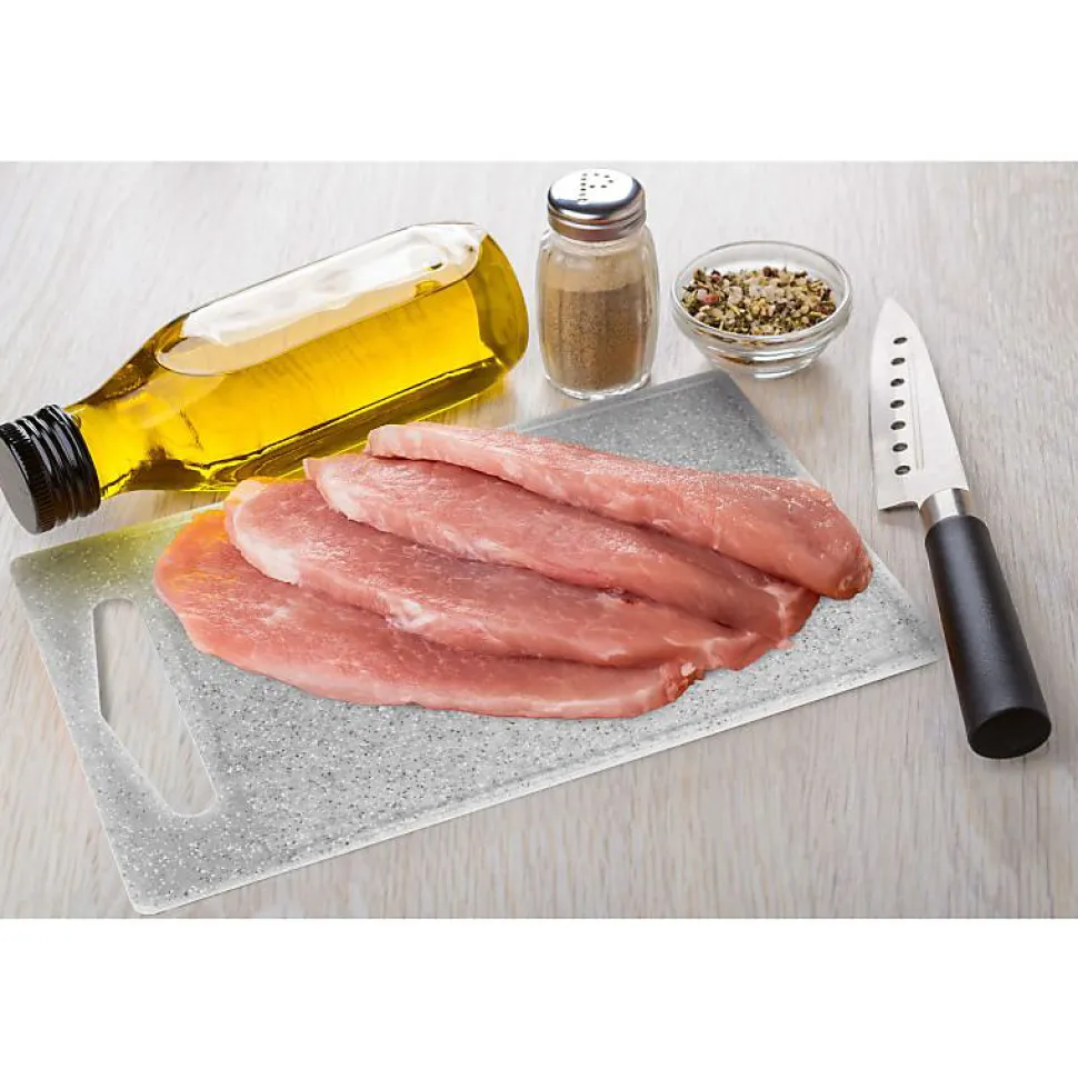 Ensemble 3 planches à découper aspect granit gris Classbach C-SB4012K-GRY