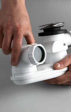 Ensemble complet vidage à câble baignoire Valentin - Diamètre 40 mm