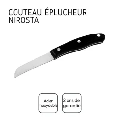 Ensemble de 6 Couteaux à légumes 20 cm Nirosta Fit