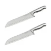 Ensemble de 2 Couteaux de cuisine Santoku lame de 18 cm Nirosta Star