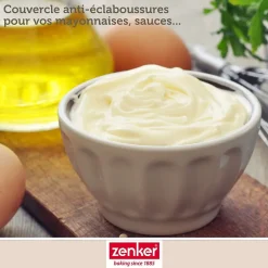 Ensemble de 2 Couvercles anti projections 30 cm Zenker Smart Pastry