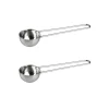 Ensemble de 2 Cuillères doseuse à café inox environ 8gr Fackelmann Petit Déjeuner