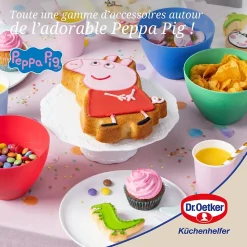 Ensemble de 5 emporte-pièces pour enfants Dr. Oetker Peppa Pig