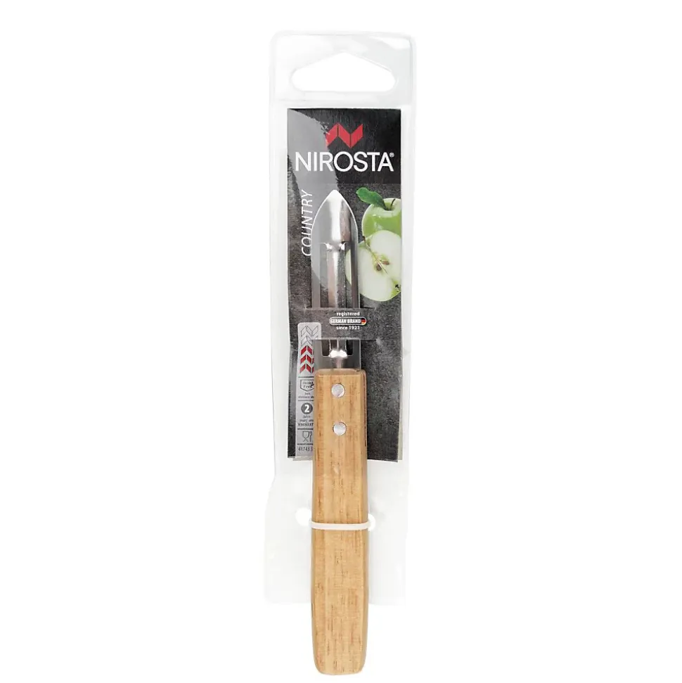 Ensemble de 6 Eplucheurs Econome Nature 16 cm Nirosta