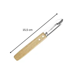 Ensemble de 2 Eplucheurs Econome Nature 16 cm Nirosta