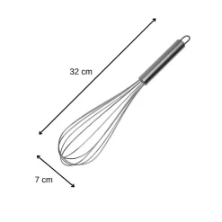 Ensemble de 2 Fouets de cuisine et de pâtisserie en inox 32 cm Fackelmann Elemental
