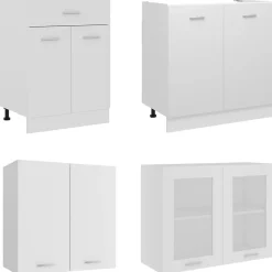 Ensemble de 4 meubles de cuisine 